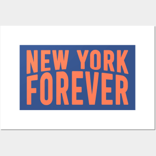 NEW YORK FOREVER ROYAL BLUE FANMADE Posters and Art